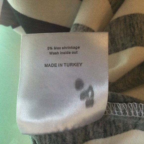 JUST FEMALE black/white stripes dress  - NEW - Picture 5 of 6